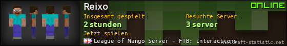 Benutzerleisten 560x90 für Reixo