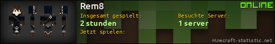 Benutzerleisten 560x90 für Rem8