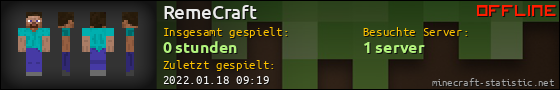 Benutzerleisten 560x90 für RemeCraft