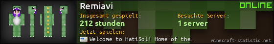 Benutzerleisten 560x90 für Remiavi