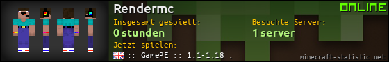 Benutzerleisten 560x90 für Rendermc
