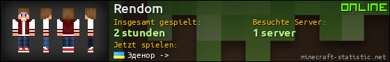 Benutzerleisten 560x90 für Rendom
