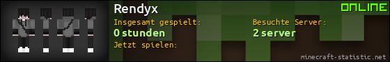 Benutzerleisten 560x90 für Rendyx