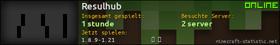 Benutzerleisten 560x90 für Resulhub