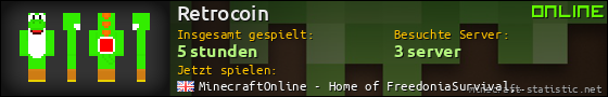 Benutzerleisten 560x90 für Retrocoin