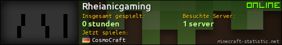 Benutzerleisten 560x90 für Rheianicgaming