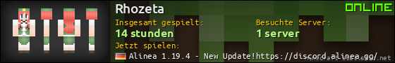 Benutzerleisten 560x90 für Rhozeta