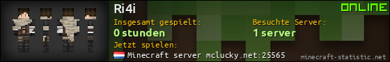 Benutzerleisten 560x90 für Ri4i