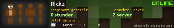 Benutzerleisten 560x90 für Rickz