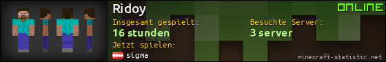 Benutzerleisten 560x90 für Ridoy