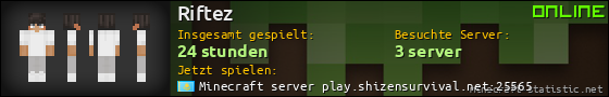 Benutzerleisten 560x90 für Riftez
