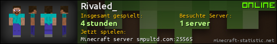 Benutzerleisten 560x90 für Rivaled_