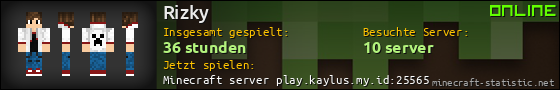Benutzerleisten 560x90 für Rizky