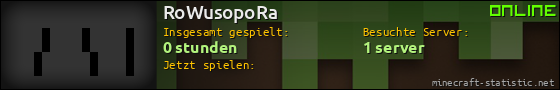 Benutzerleisten 560x90 für RoWusopoRa