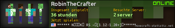 Benutzerleisten 560x90 für RobinTheCrafter