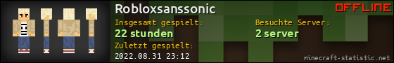 Benutzerleisten 560x90 für Robloxsanssonic