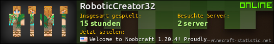 Benutzerleisten 560x90 für RoboticCreator32