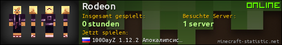 Benutzerleisten 560x90 für Rodeon