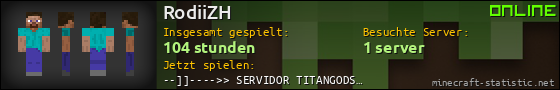 Benutzerleisten 560x90 für RodiiZH