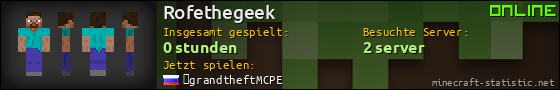 Benutzerleisten 560x90 für Rofethegeek