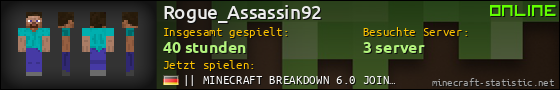 Benutzerleisten 560x90 für Rogue_Assassin92