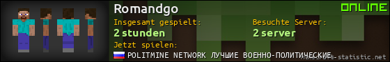 Benutzerleisten 560x90 für Romandgo