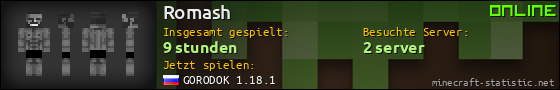 Benutzerleisten 560x90 für Romash