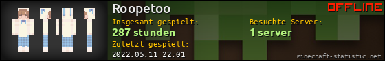 Benutzerleisten 560x90 für Roopetoo