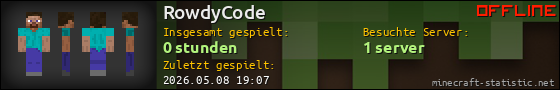 Benutzerleisten 560x90 für RowdyCode