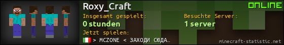 Benutzerleisten 560x90 für Roxy_Craft