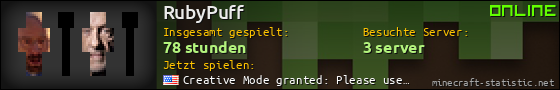 Benutzerleisten 560x90 für RubyPuff