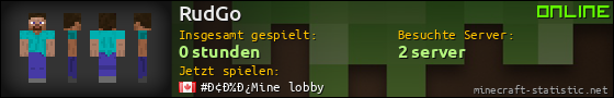Benutzerleisten 560x90 für RudGo