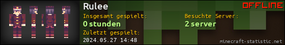 Benutzerleisten 560x90 für Rulee