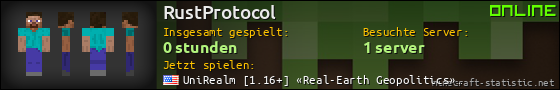 Benutzerleisten 560x90 für RustProtocol
