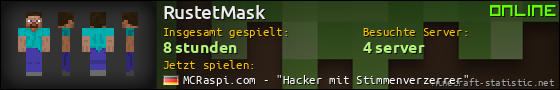 Benutzerleisten 560x90 für RustetMask