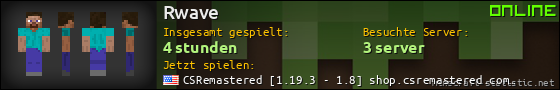 Benutzerleisten 560x90 für Rwave