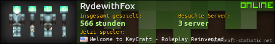 Benutzerleisten 560x90 für RydewithFox