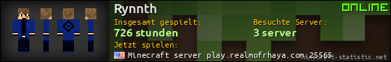 Benutzerleisten 560x90 für Rynnth