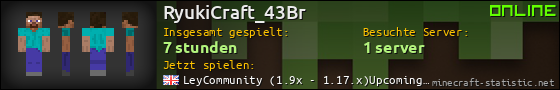 Benutzerleisten 560x90 für RyukiCraft_43Br