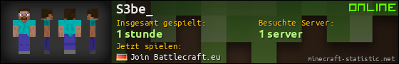 Benutzerleisten 560x90 für S3be_