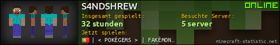 Benutzerleisten 560x90 für S4NDSHREW