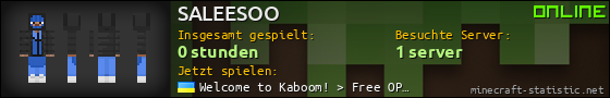 Benutzerleisten 560x90 für SALEESOO