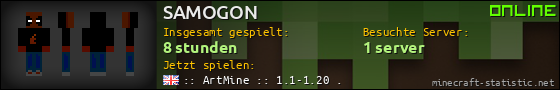 Benutzerleisten 560x90 für SAMOGON