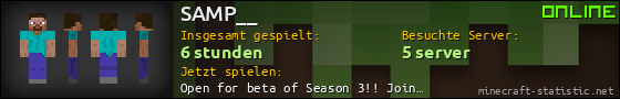 Benutzerleisten 560x90 für SAMP__