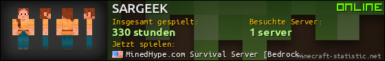 Benutzerleisten 560x90 für SARGEEK