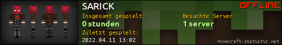 Benutzerleisten 560x90 für SARICK
