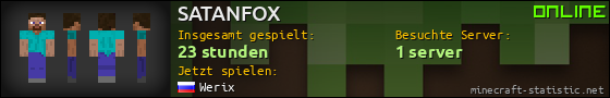 Benutzerleisten 560x90 für SATANFOX