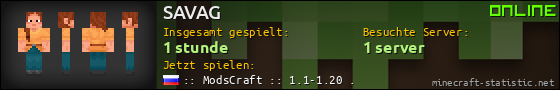 Benutzerleisten 560x90 für SAVAG