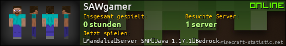 Benutzerleisten 560x90 für SAWgamer