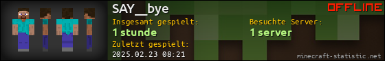 Benutzerleisten 560x90 für SAY__bye